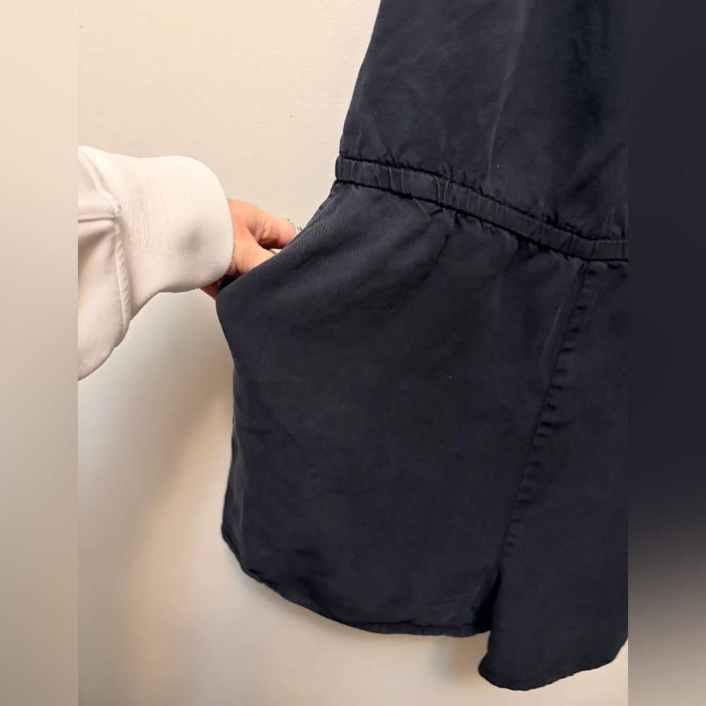 TENTREE Crosseed Back Tencil Black Romper - Picture 4 of 8